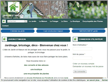 Tablet Screenshot of jardinetmaison.fr